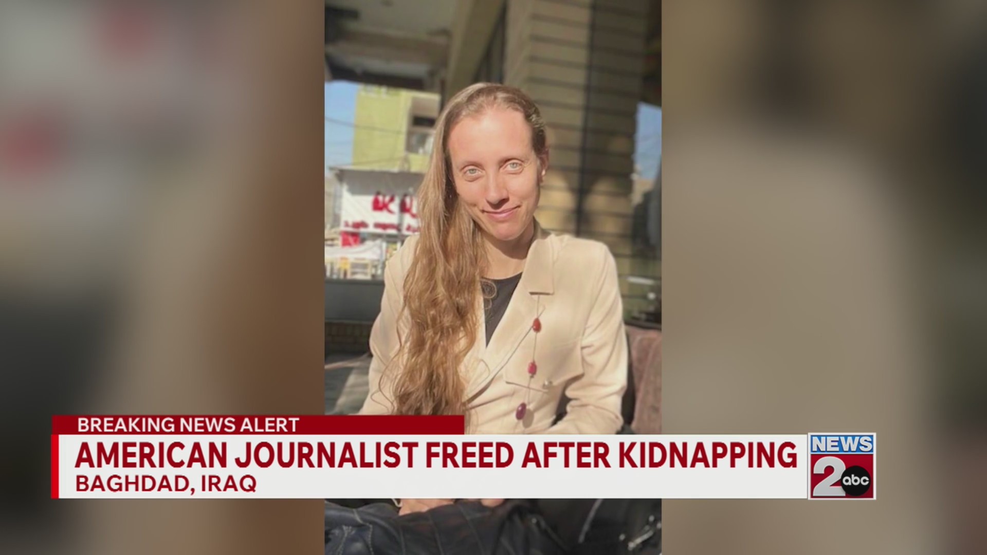 American journalist freed after kidnapping in Iraq