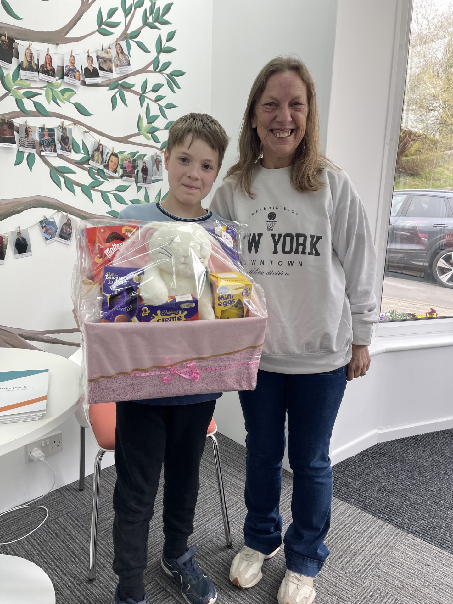 Easter hamper raffle raises £155 for Dementia Adventure
