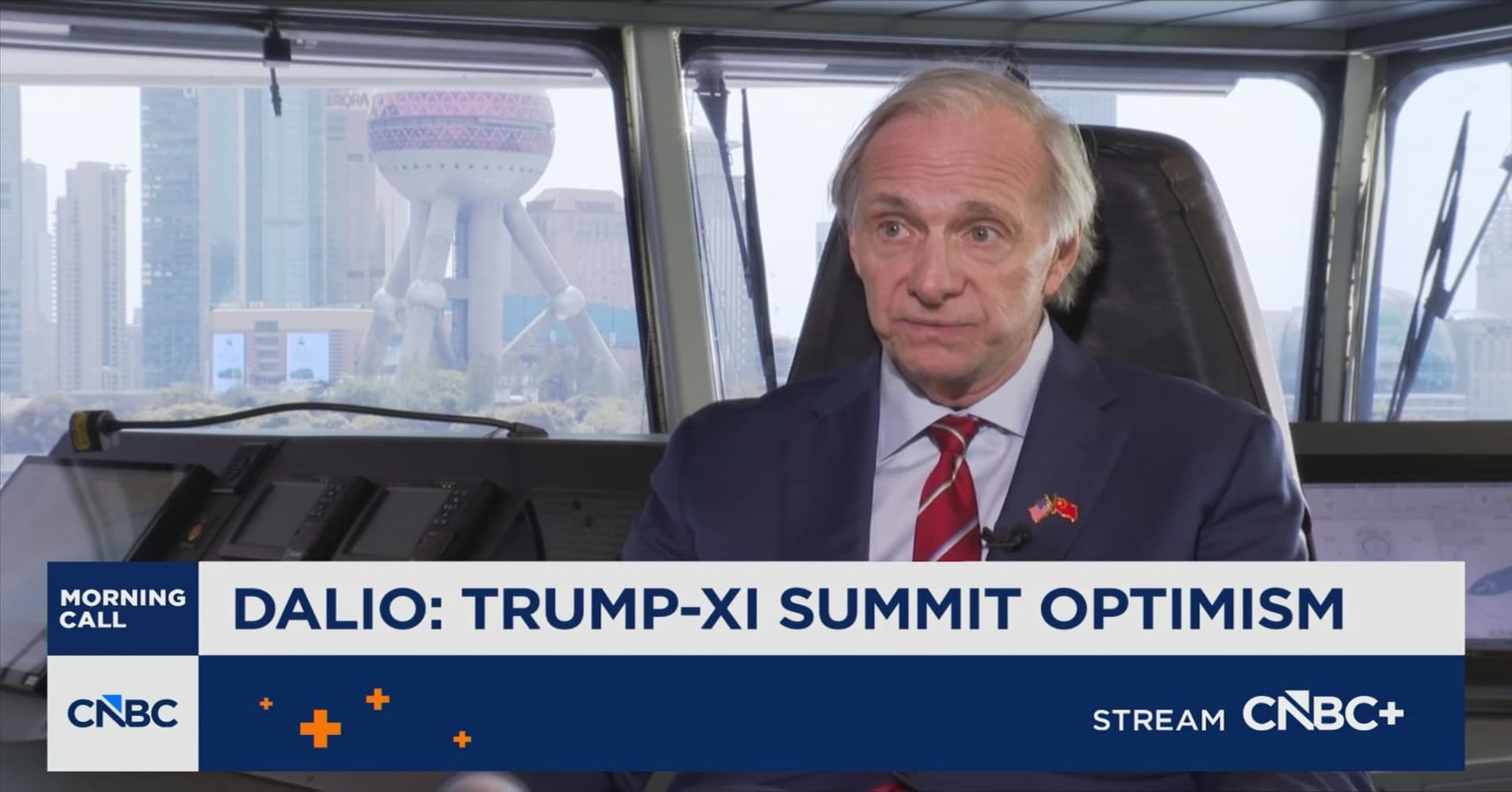 Ray Dalio in China sees path to easing US.-China tensions