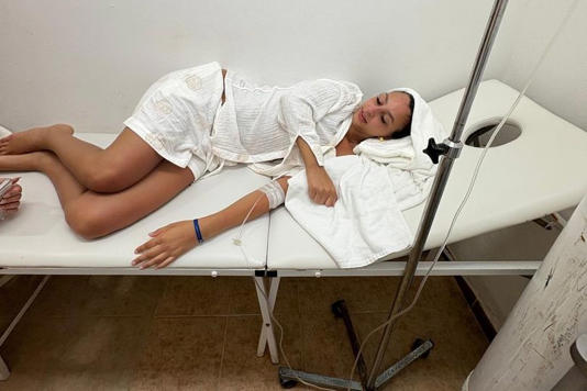 Alisha said she'd never been so ill in her life