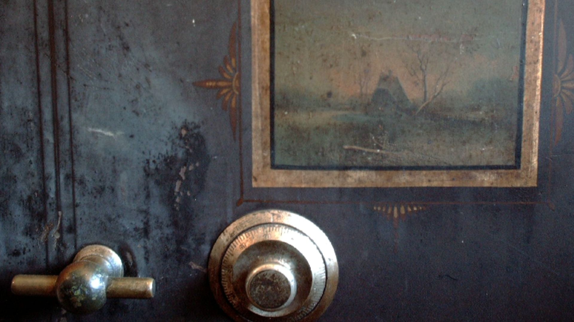 We bought a new house and found an old safe cemented into the ...