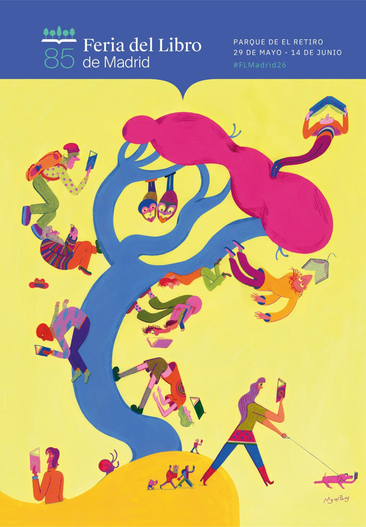 El cartel de la Feria del Libro de Madrid rinde homenaje al humor, el ...