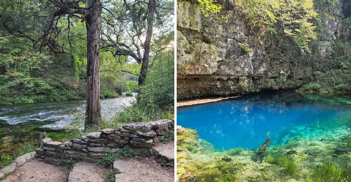 This Missouri spring pumps out water so blue and clear, it doesn’t look ...