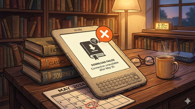 These Kindle devices will stop downloading books after May 20