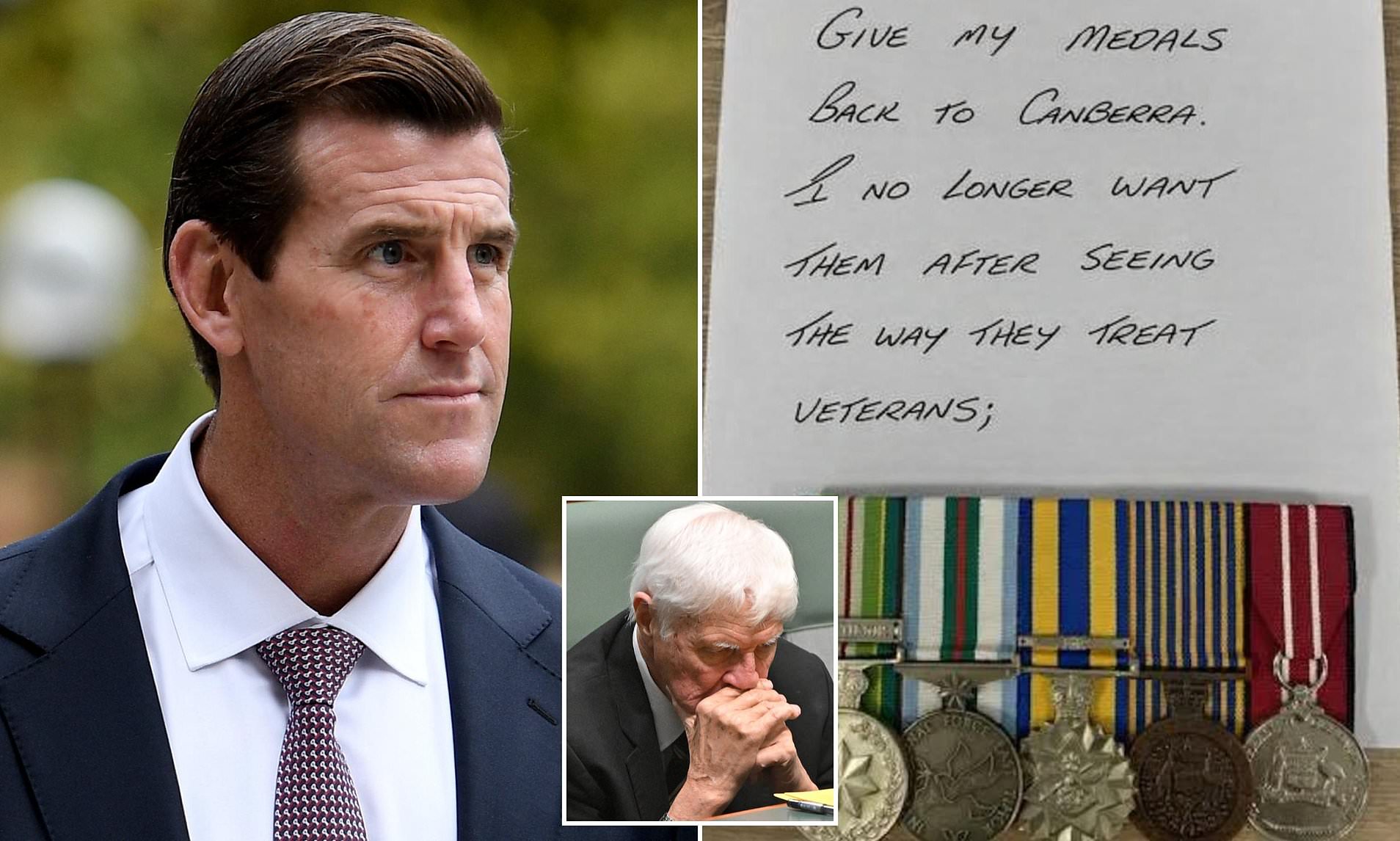 Brutal note from ANZAC veteran reveals why he is giving his service ...