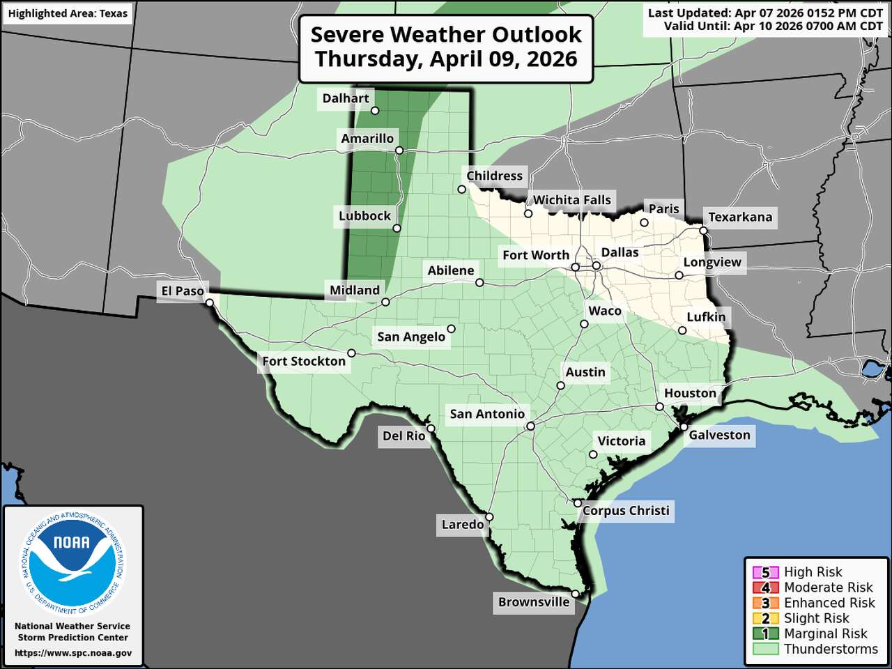 Houston rain chances rise this week as severe storms threaten Texas ...