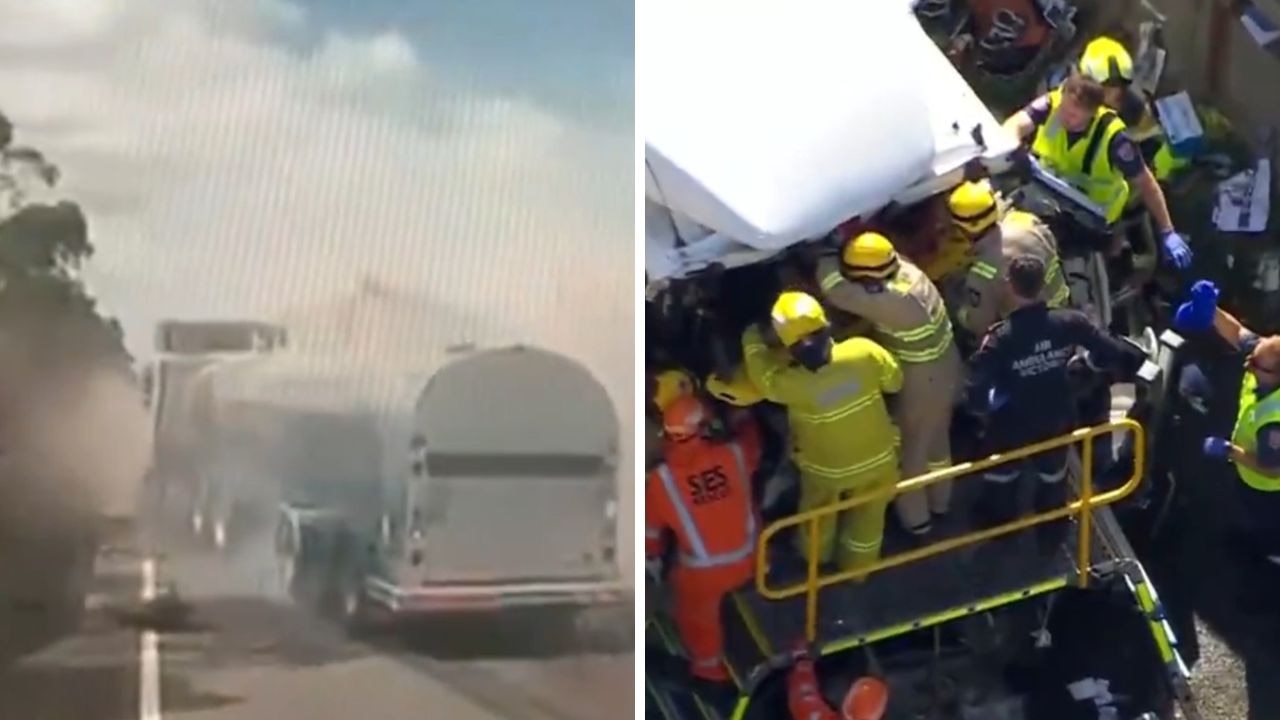 Driver fighting for life after brutal crash