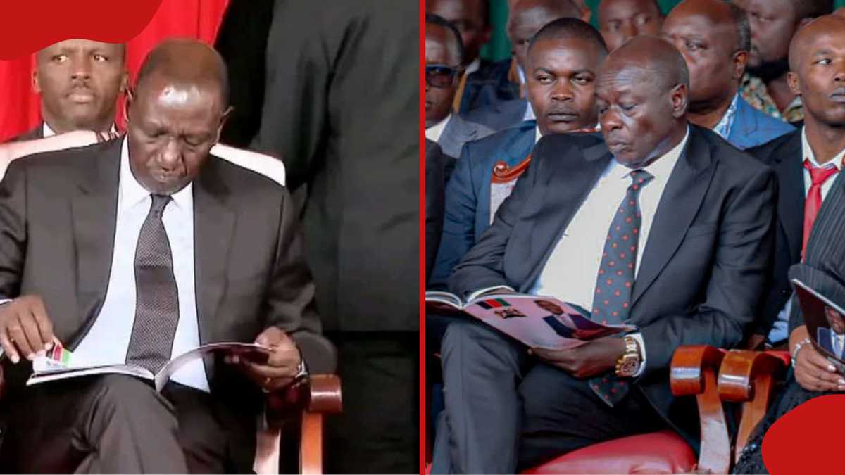 Nyandarua: Tense moment as William Ruto, Rigathi Gachagua meet after ...