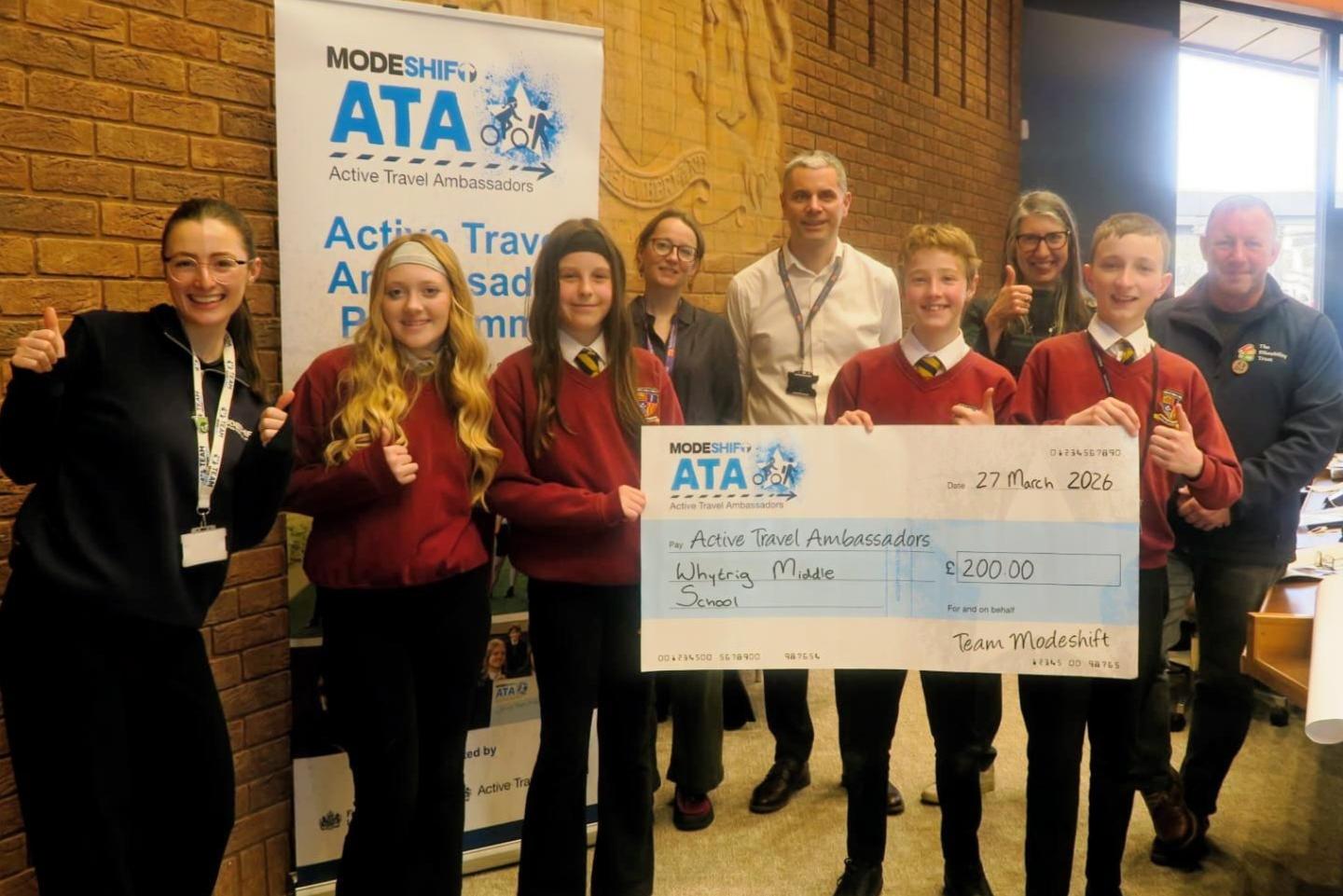 Northumberland pupils pitch for funds to improve active travel