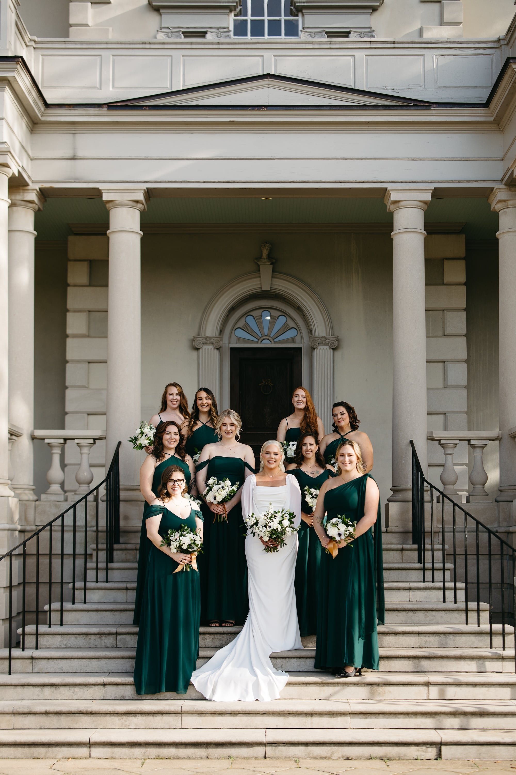 This November wedding featured styles inspired by Old Hollywood glamour