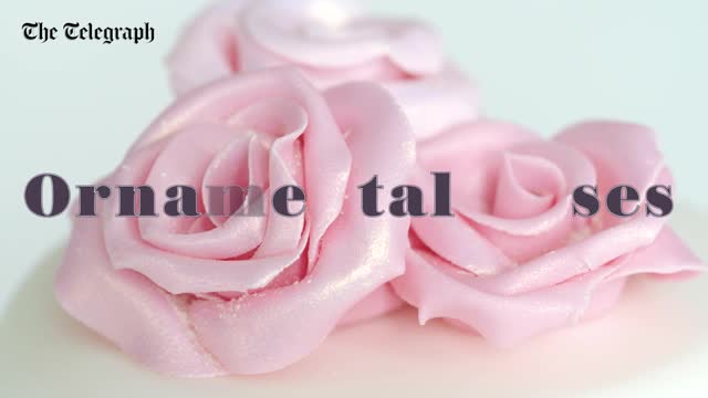 How to make fondant icing roses