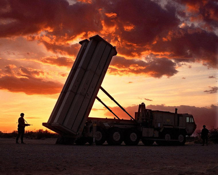 The THAAD anti-missile defence system. THAAD batteries have been moved from the Pacific to the Middle East to help in the war (Photo: Lockheed Martin/Getty)