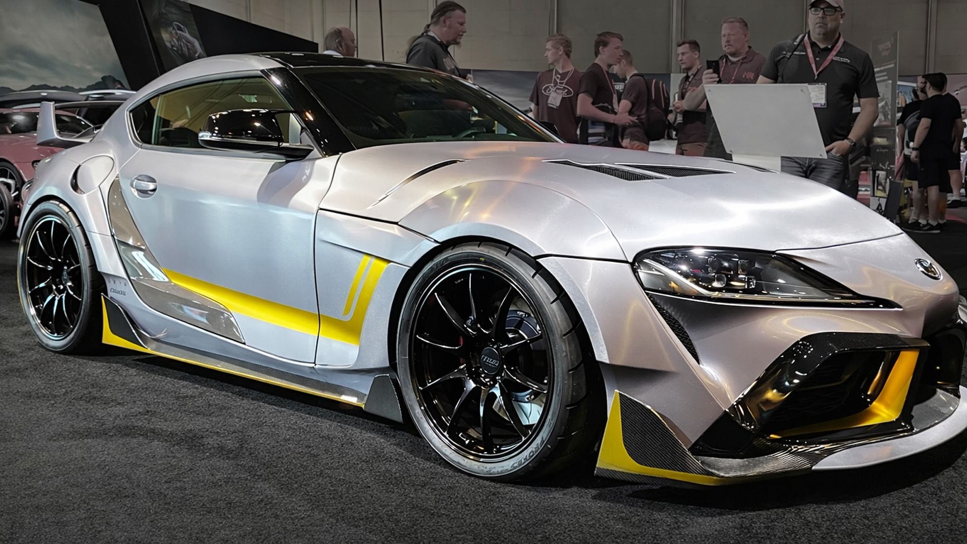 Modified Toyota Supra turns heads at show