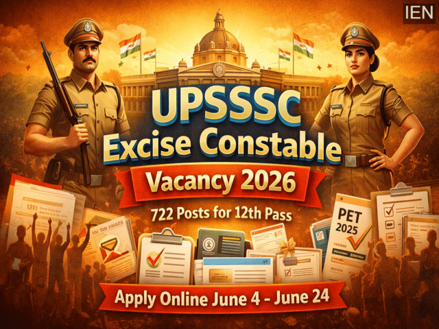 UP excise constable recruitment 2026: 722 vacancies announced for 12th ...