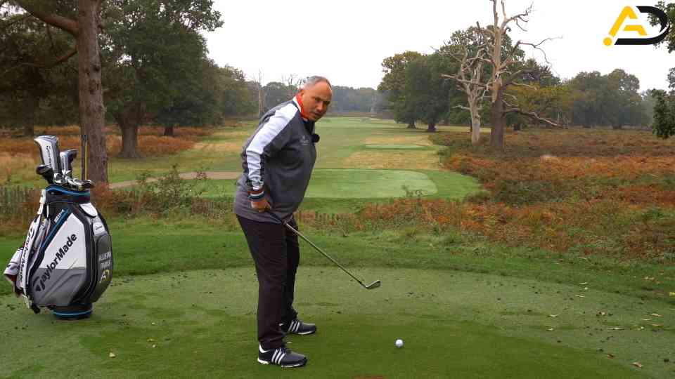 This is the Tiger Woods setup for perfect posture