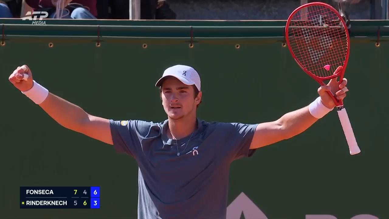 Fonseca edges out Rinderknech to reach third round in Monte Carlo