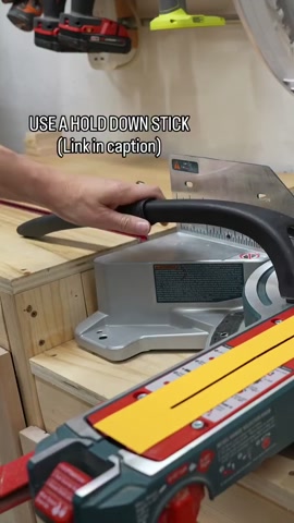 I transformed my miter saw safety with this tip!