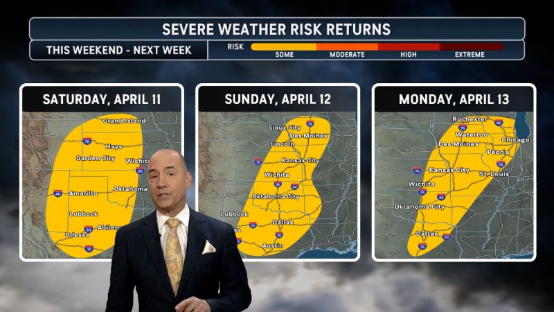 Multiple days of severe weather on the way for the Plains
