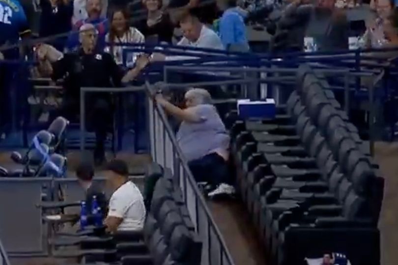 MLB fan suffers major wardrobe malfunction on live TV as spectators red ...