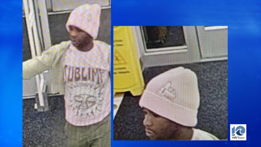 Newport News police search for Burlington Coat Factory robbery suspect