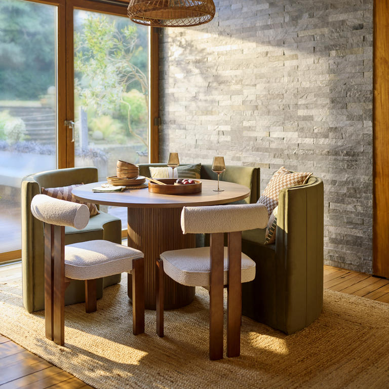 Very's modular dining table and bench set is perfect for adding seating ...