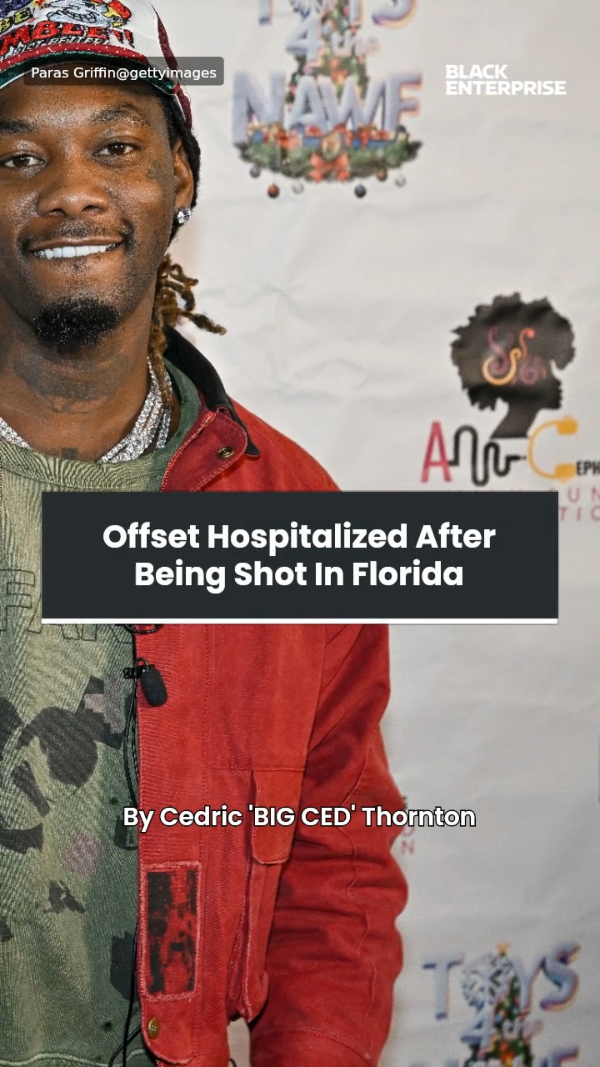 Offset hospitalized after being shot in Florida
