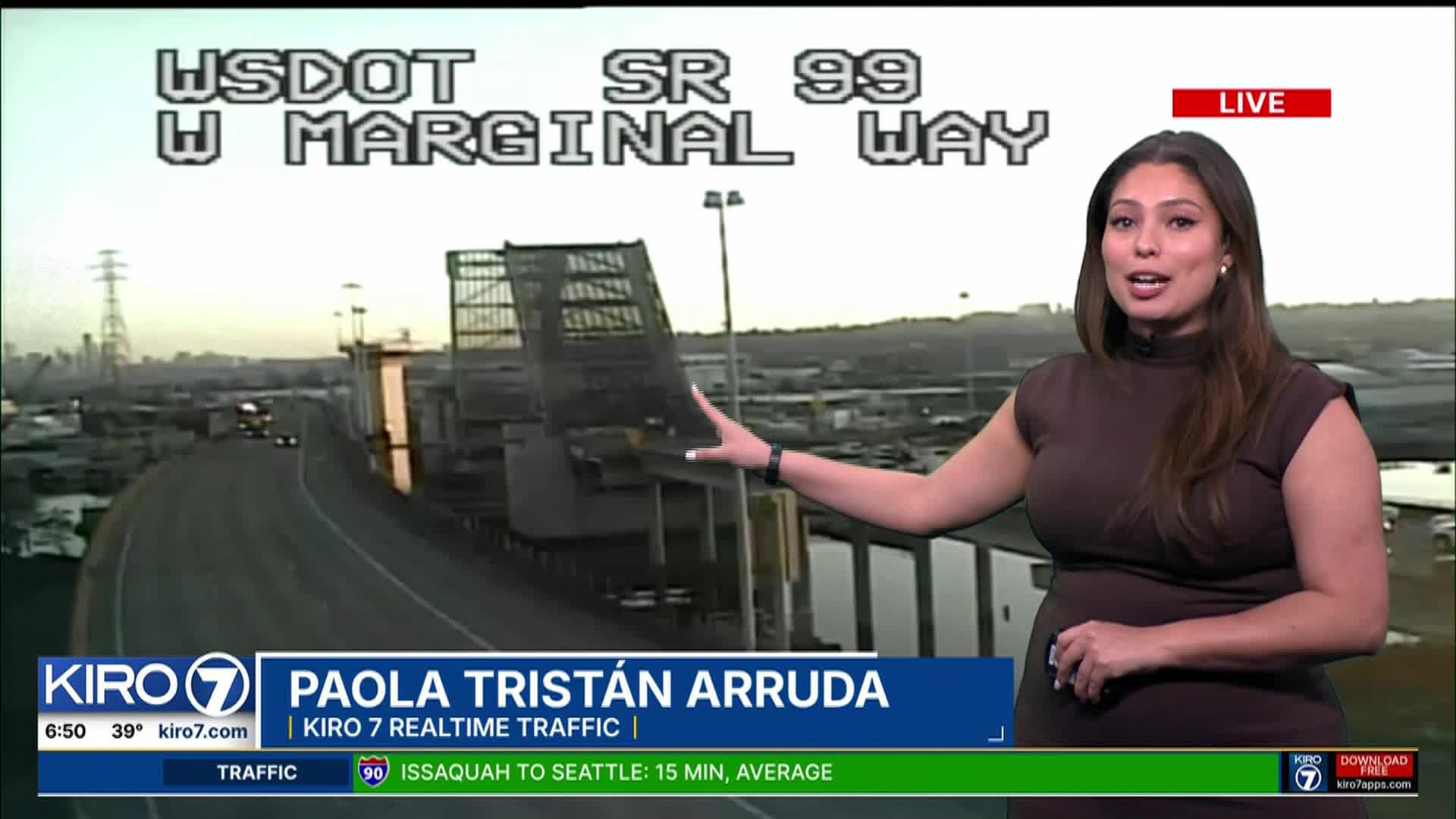 SR 99 First Avenue bridge cleared after being stuck open during morning ...