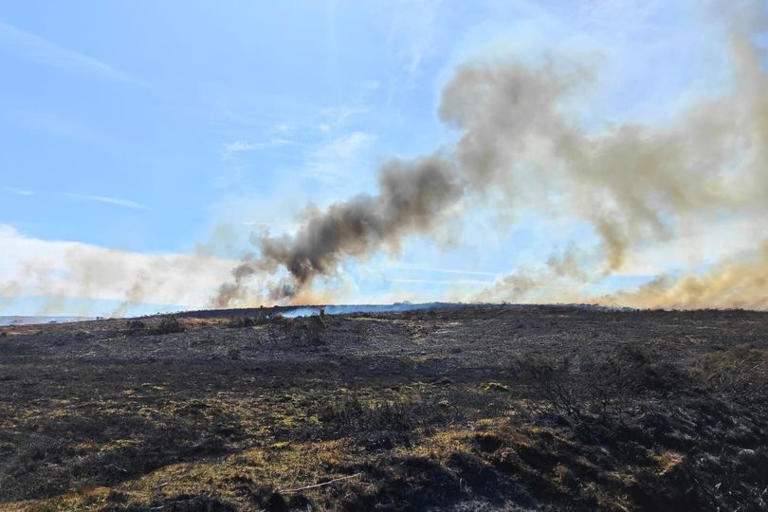 Massive fire at beauty spot sparks huge emergency service response