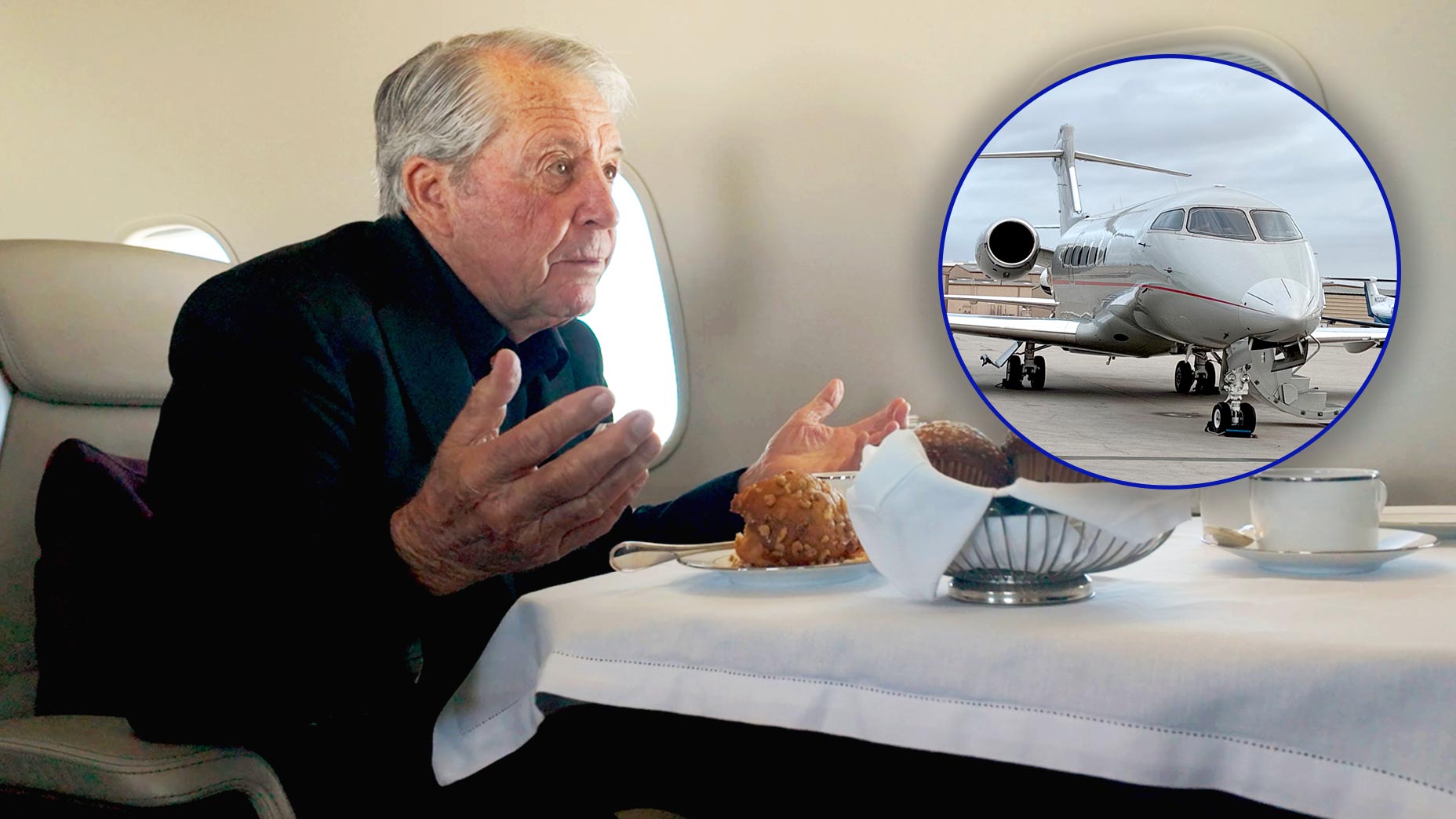What's it like flying with Gary Player to the Masters? We found out