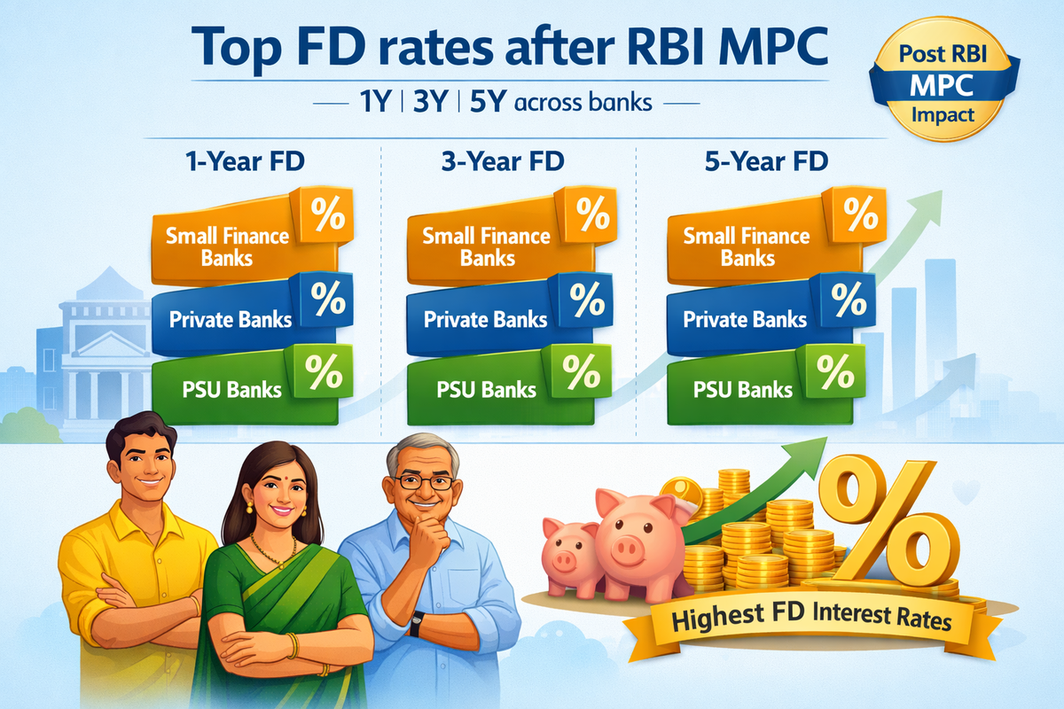 5 highest FD interest rates in April 2026 after RBI MPC meet: 1, 3 and ...