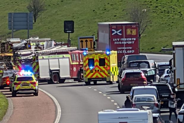 Man remains in critical condition after M6 crash between HGV and Seat