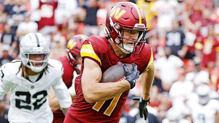 Washington Commanders wide receiver Luke McCaffrey (11) Mandatory Credit: Amber Searls-Imagn Images | Amber Searls-Imagn Images