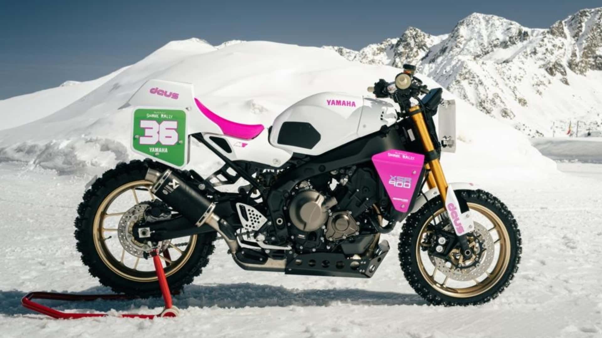A Yamaha XSR900 as a badass ice racing motorcycle? Why the heck not?