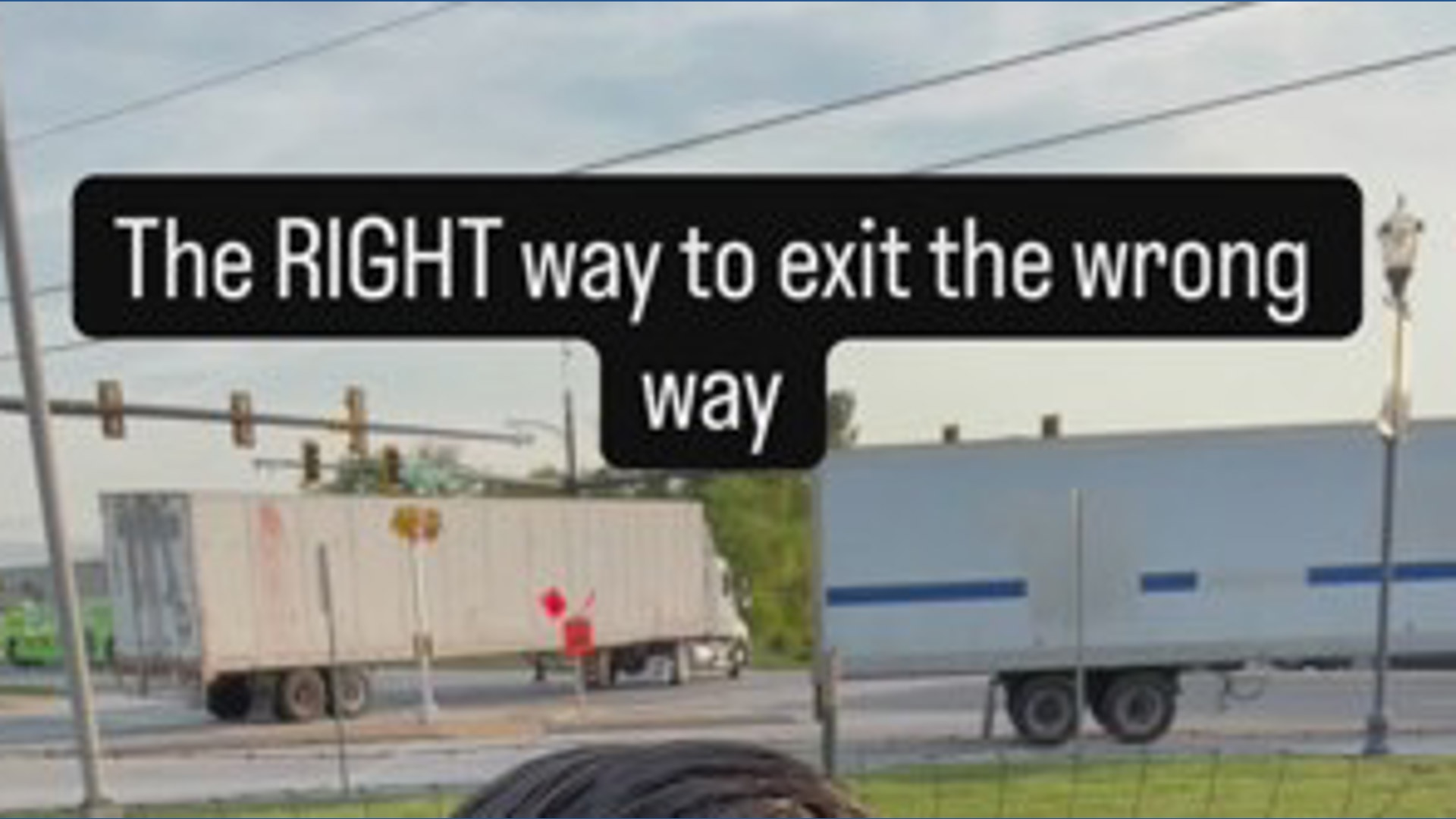 When you are allowed to drive the wrong way
