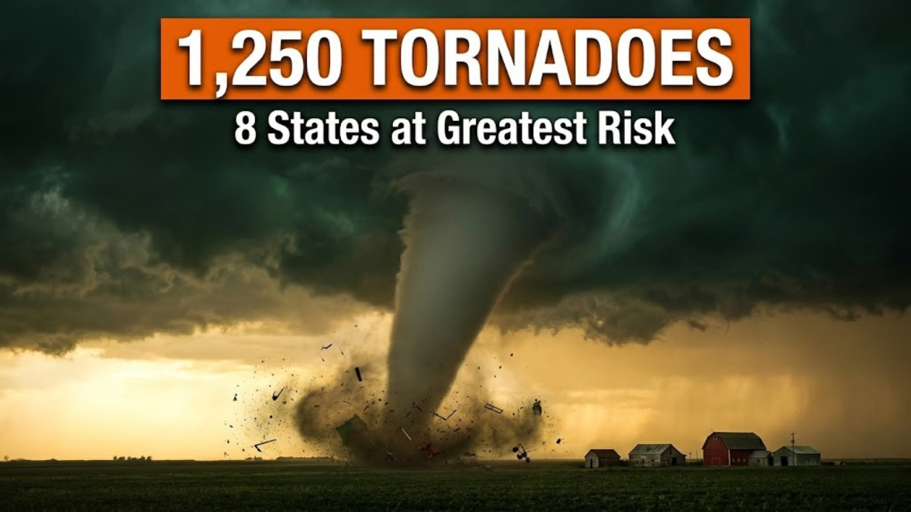 Monster tornado season coming — 1,250 twisters could rip through 8 US ...