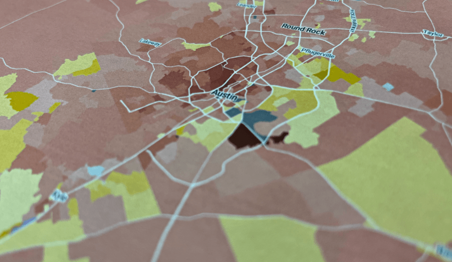 A comprehensive map of how Texans voted in the 2026 Republican Senate ...