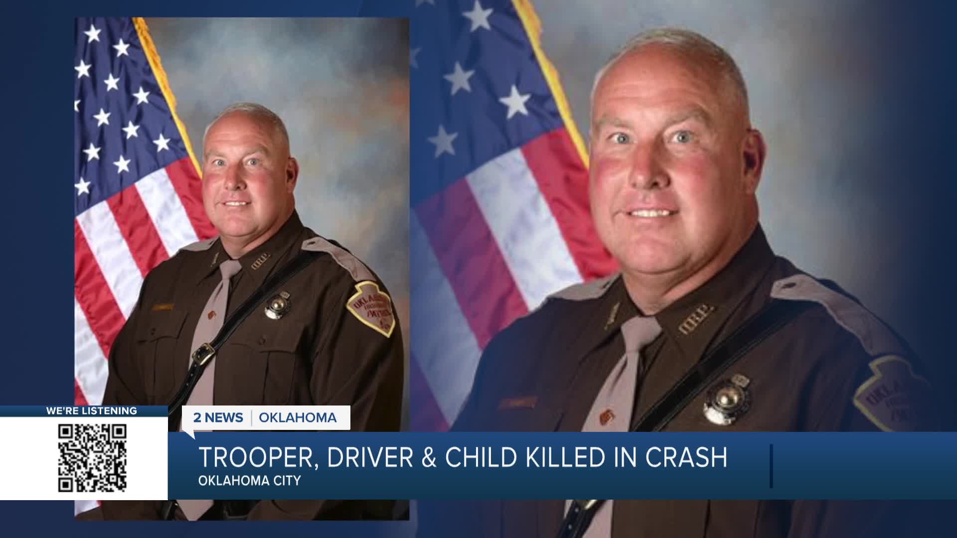OHP trooper killed following crash in Oklahoma City