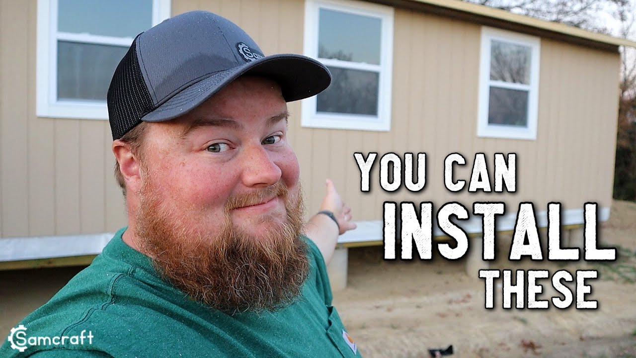 I installed a vinyl window in 15 minutes! 🛠️