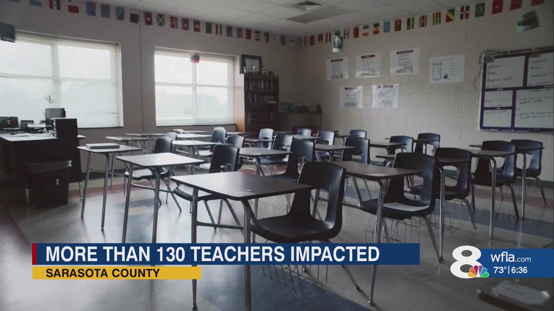 More than 130 teachers in Sarasota County impacted by staffing cuts