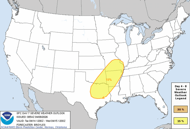 Six days out, severe weather highlighted for St. Louis region to begin ...
