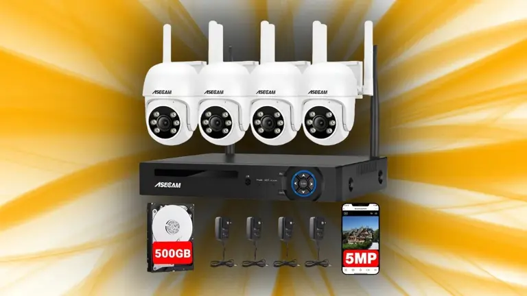 Remate total en el kit 4 cámaras 5MP con disco de 500GB y visión ...