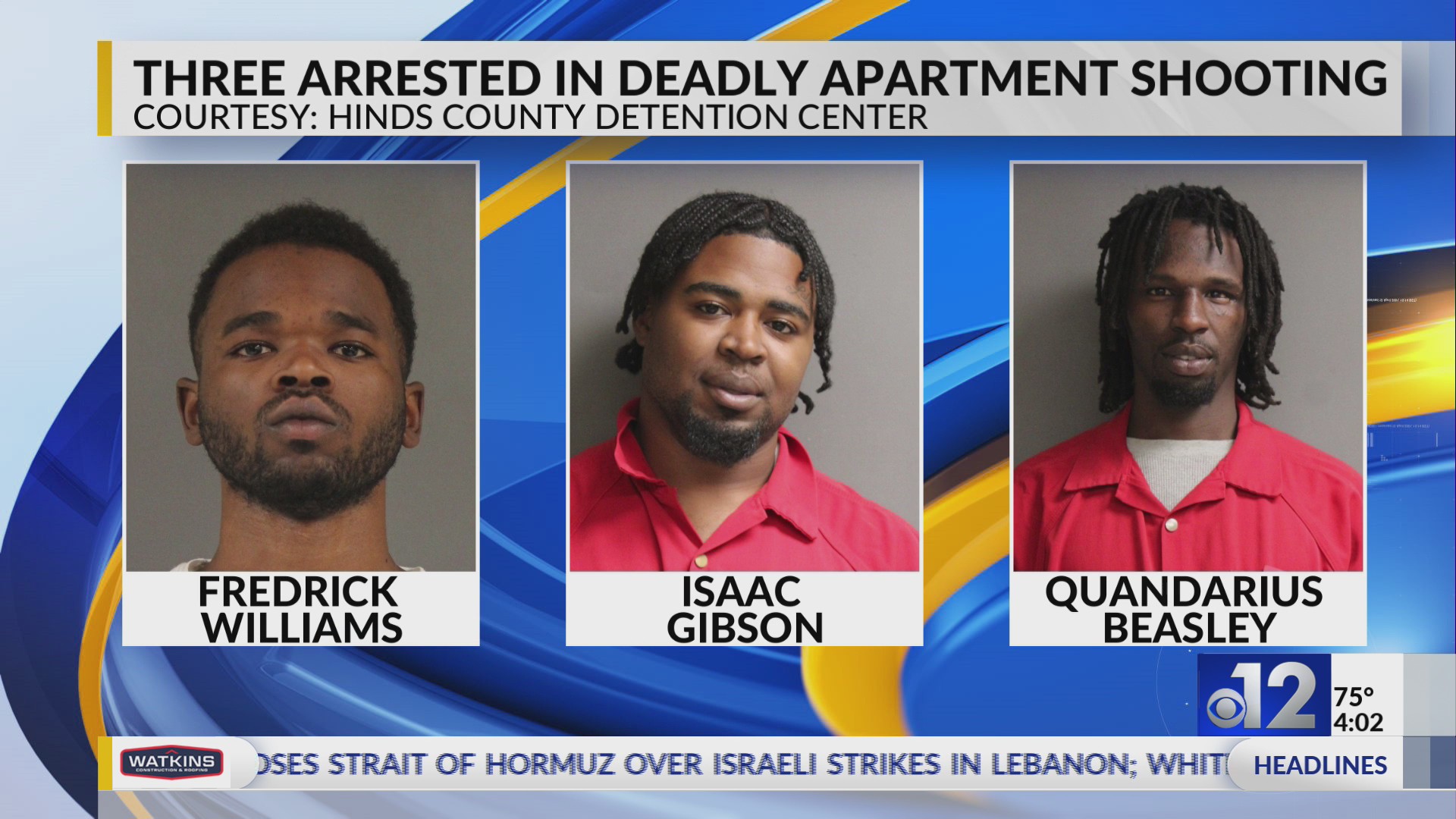 Three charged in death of 18-year-old at Jackson apartment complex