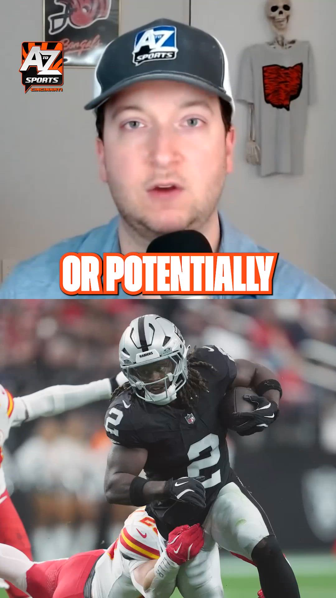 What happens if Jeremiyah Love slides to the Cincinnati Bengals in the ...