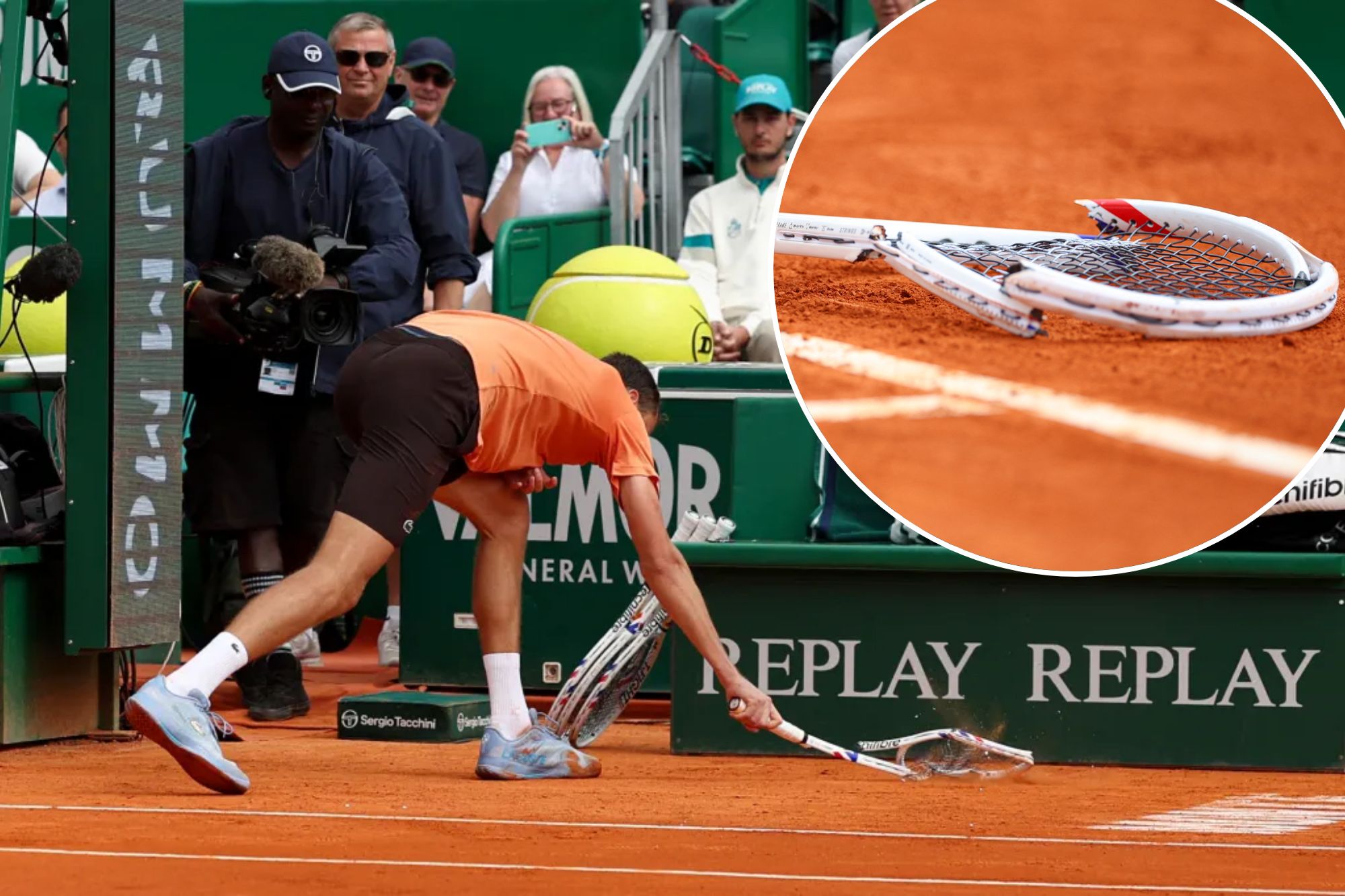 Daniil Medvedev suffers unbelievable racket-smashing meltdown as he can ...