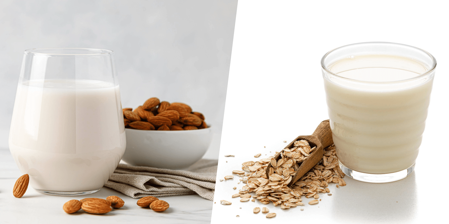 If you want more protein, should you drink almond or oat milk ...