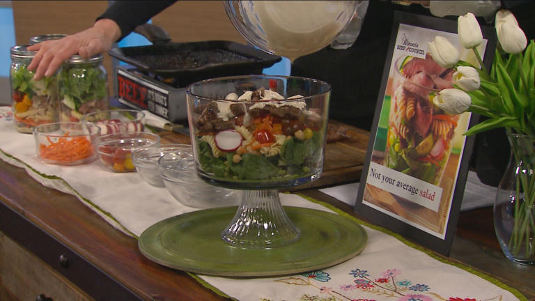 Beefing up your salads with the Wisconsin Beef Council