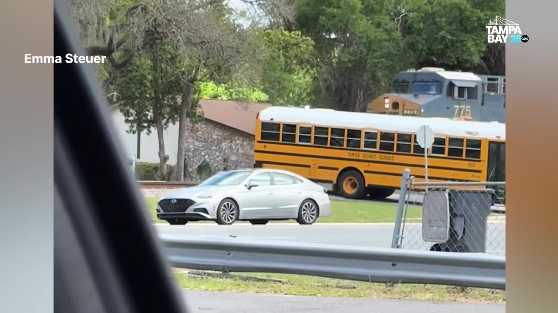 Florida school bus driver arrested after crash with train, bypassing ...