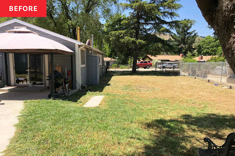 This yard is an Ojai oasis that's perfect for relaxing and entertaining