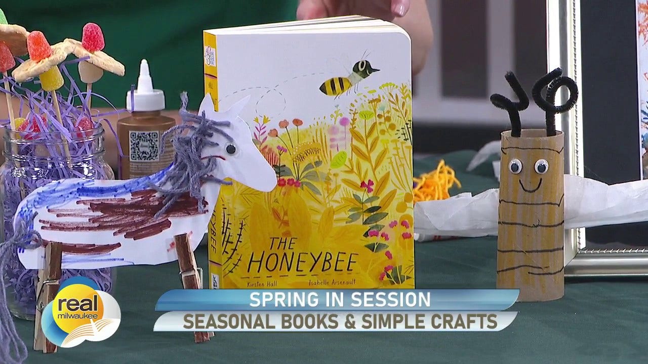 Spring in session; seasonal books & simple crafts