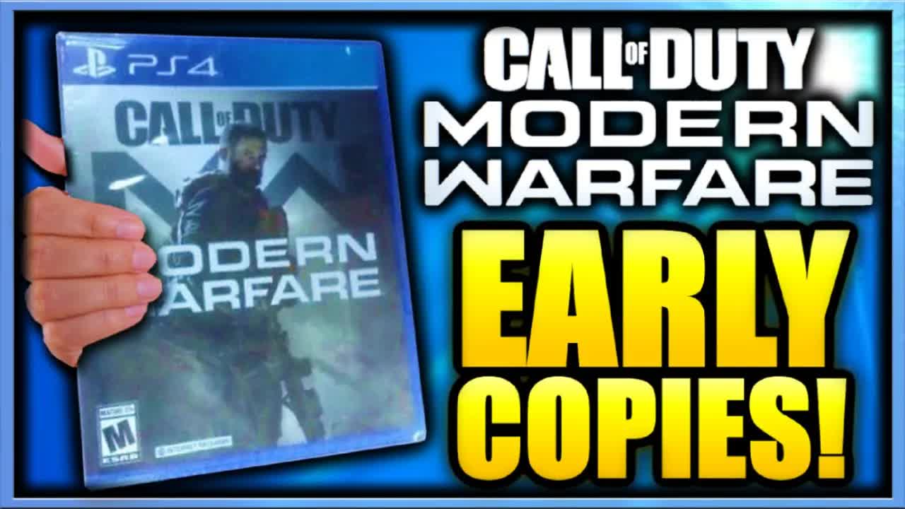 Modern Warfare early copies + leaked gameplay! (Call of Duty Modern ...